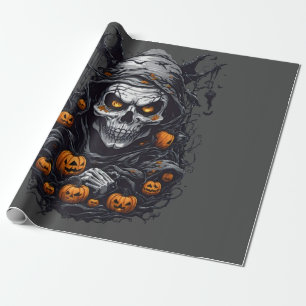 Scray Halloween Design Wrapping Paper