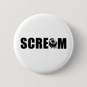 Scream 6 Cm Round Badge