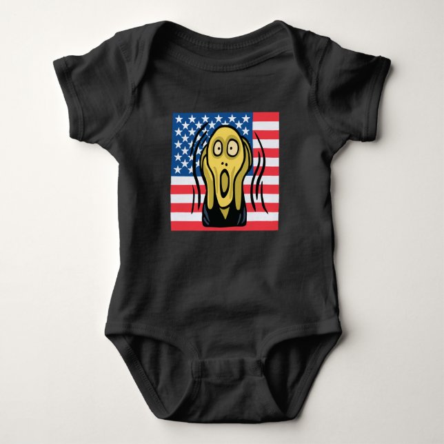 Scream American Baby Bodysuit (Front)