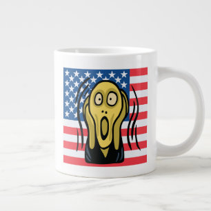 Scream American Large Coffee Mug