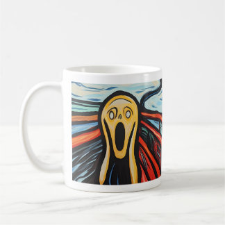 Scream design coffee mug