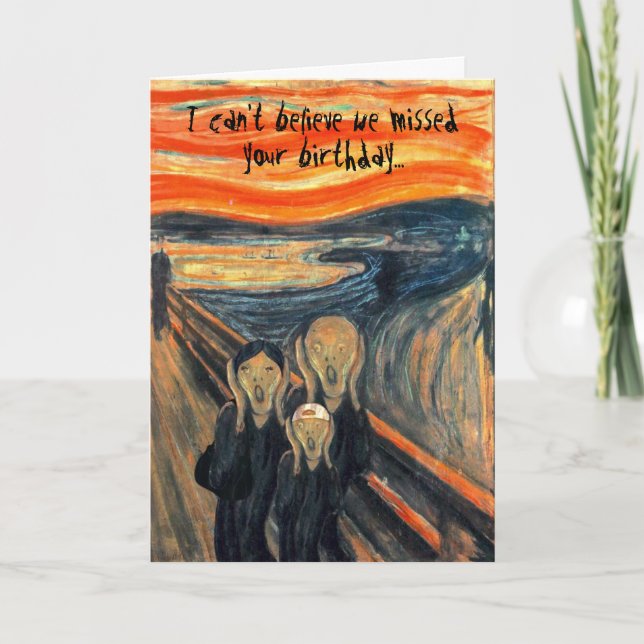 'Scream Family' Card (Front)