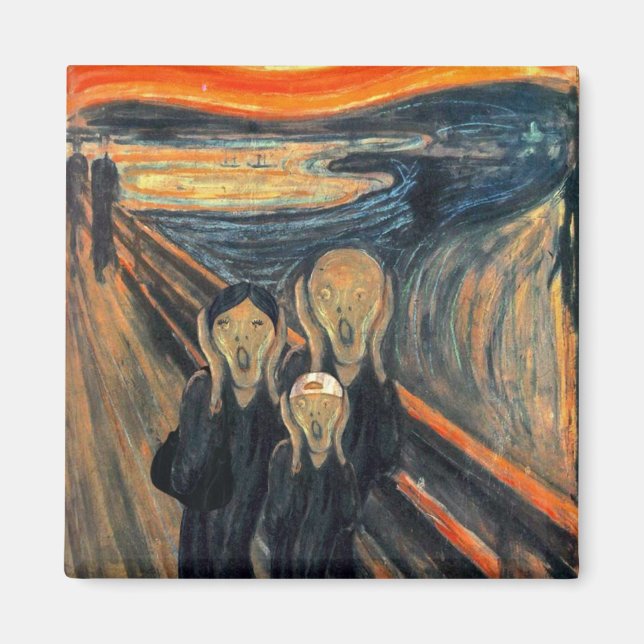 'Scream Family' Magnet (Front)