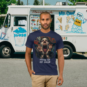 Scream for Ice Cream Hauntingly Funny Men's T-Shirt