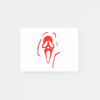 Scream Ghost Face Post-it Notes