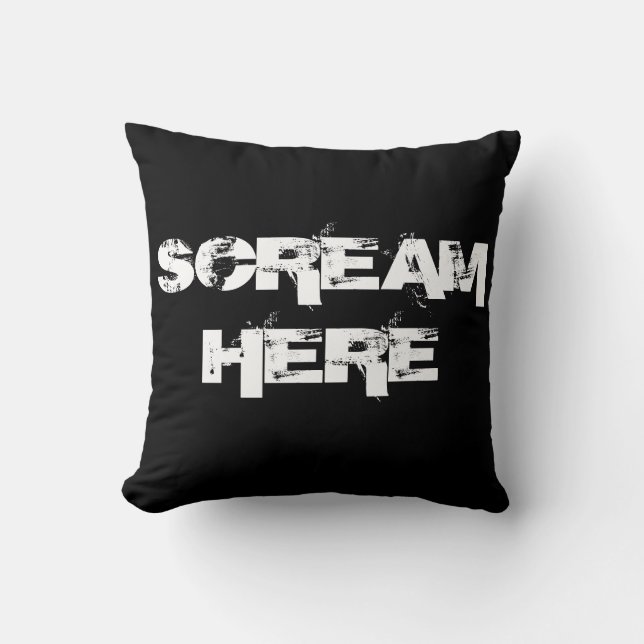 Scream Here Cushion (Front)