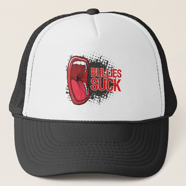 Scream It Bullies Suck Trucker Hat (Front)