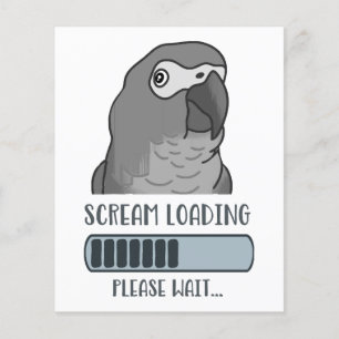 Scream Loading African grey