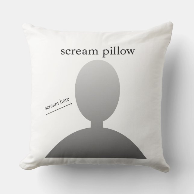 Scream pillow (Front)