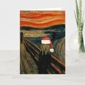 Scream Santa Greeting Card