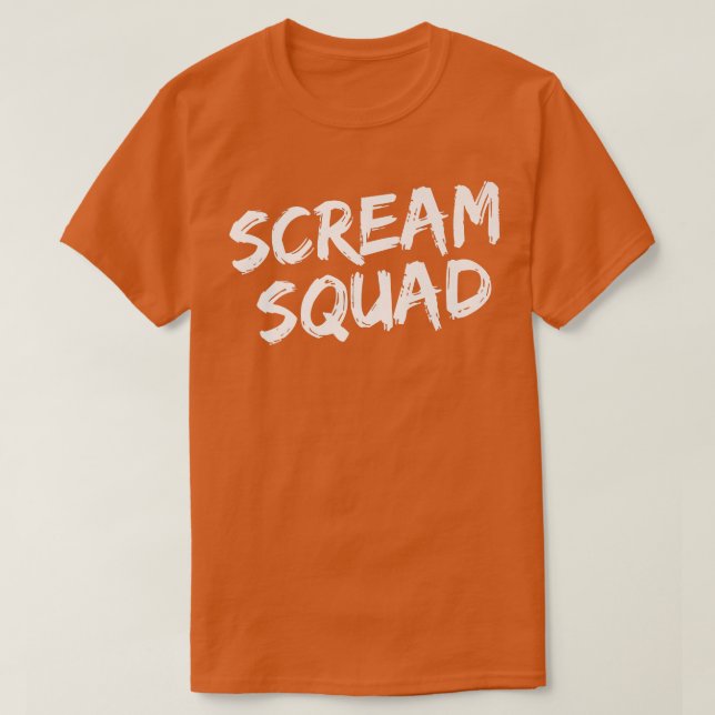 Scream Squad Group Halloween Fun Group Costume 736 T-Shirt (Design Front)