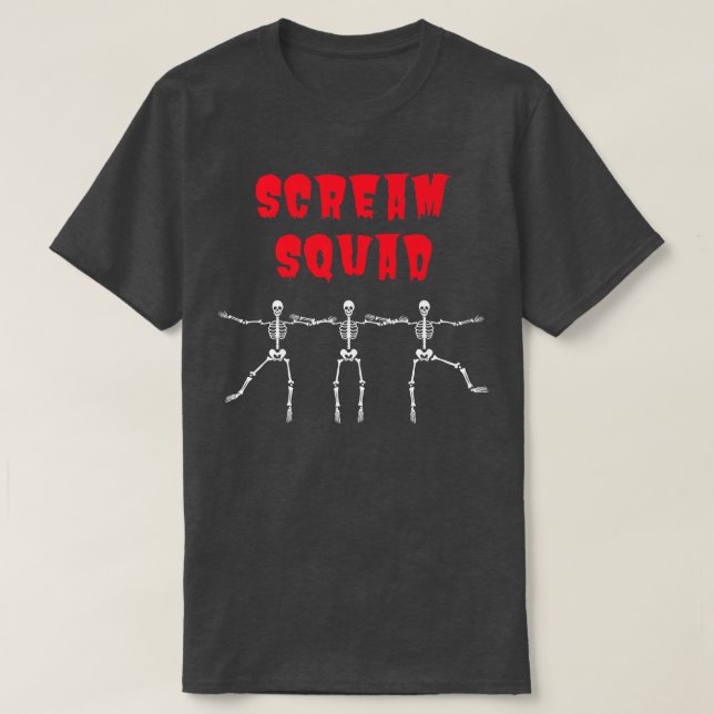 Scream Squad Group Halloween Fun Group Costume  73 T-Shirt (Design Front)