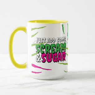 Scream & Sugar Fun Funny Zombie Scratched Mug