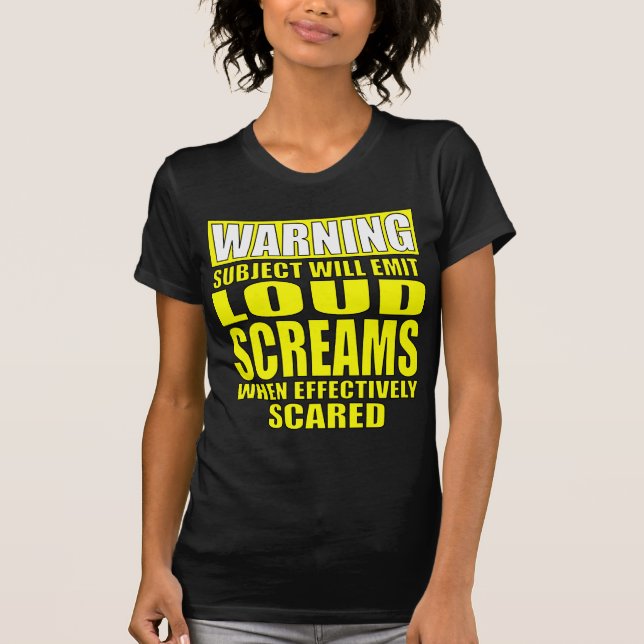Scream-Warning T-Shirt (Front)