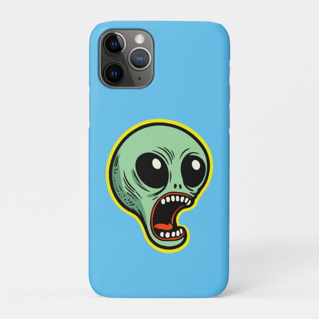 Screaming Alien Case-Mate iPhone Case (Back)
