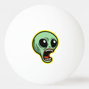 Screaming Alien Ping Pong Ball