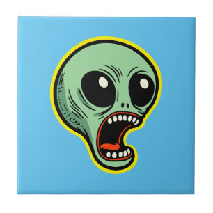 Screaming Alien Tile
