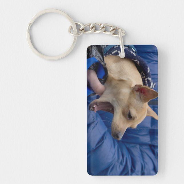 Screaming Chihuahua Key Ring (Front)