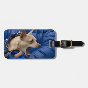 Screaming Chihuahua Luggage Tag