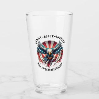 Screaming Eagle Logo 16 oz. Glass