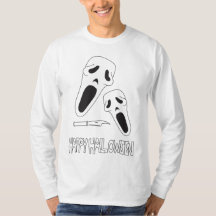 Screaming Face Mask Basic Long Sleeve T-Shirt