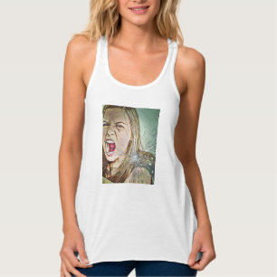 screaming girl singlet