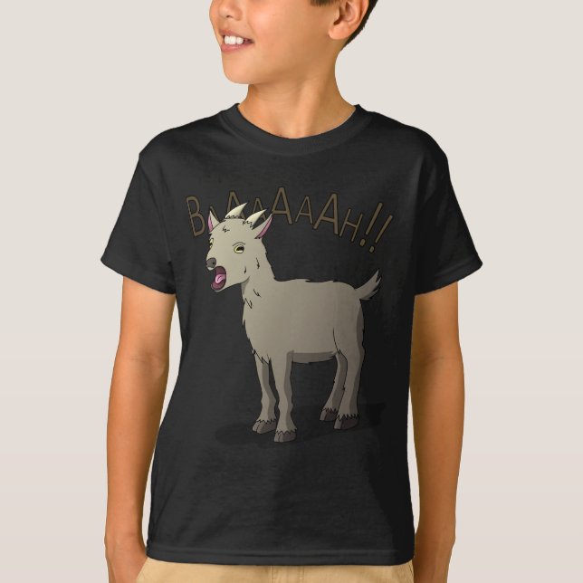 Screaming Goat Doodle Noodle Designs T-Shirt (Front)