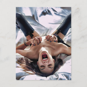Screaming Hot Wild Women Art Photography Postcard