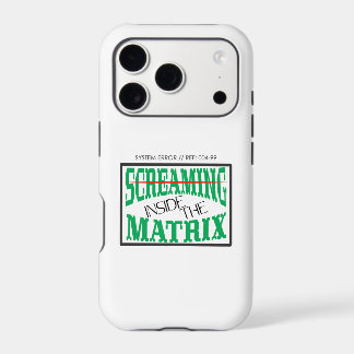 Screaming Inside Glitch Art Cyberpunk Typography