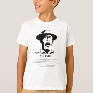 screaming man with definition T-Shirt