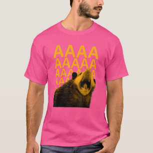 Screaming Possum Aaaa Cute Funny Opossum Dank Meme T-Shirt