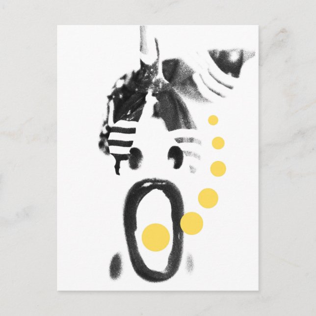 Screaming Rubber Chicken Postcard (Front)