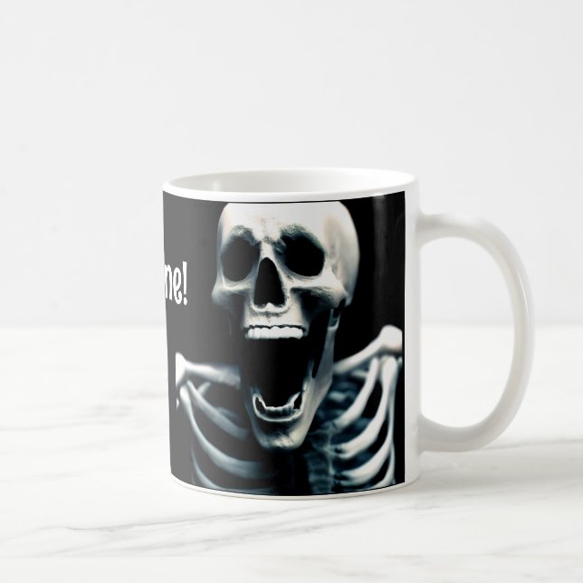 Screaming Skull Coffee Mug (Right)