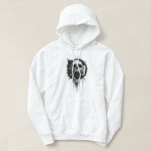 Screaming Skull (White) Hoody