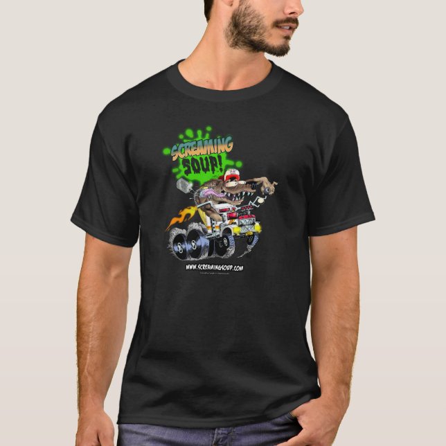 SCREAMING SOUP! Brother Trucker Peyote T-Shirt (Front)