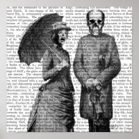 Screaming Woman and Skull