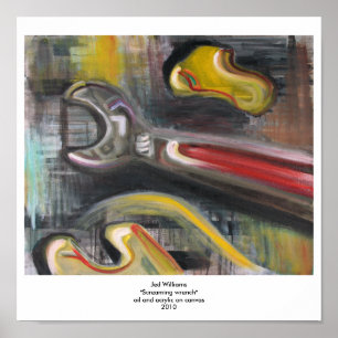 "Screaming wrench" Poster