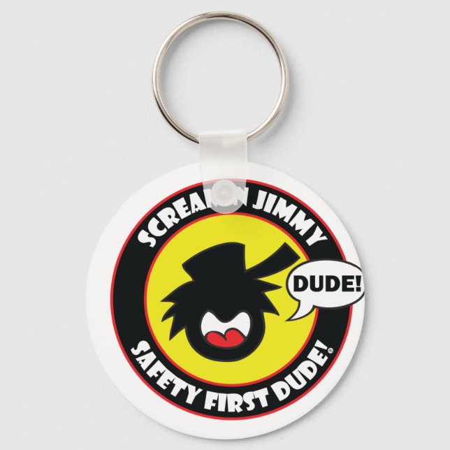 SCREAM'N JIMMY LOGO PRODUCTS KEY RING (Front)