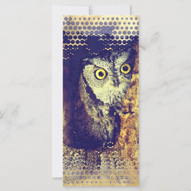 SCREECH OWL Rack Card (Front)