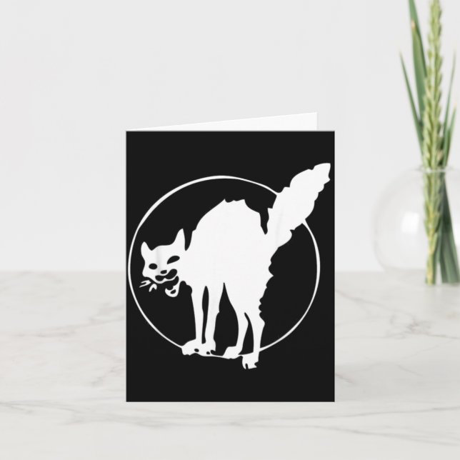 Screeching Iww Cat Shirt Card (Front)
