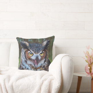 Screeching Owl Pillow