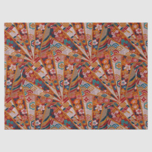 Screens Oriental Fabric Tissue Paper