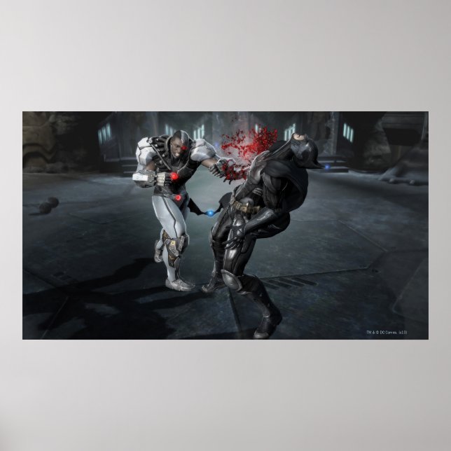 Screenshot: Cyborg vs Batman Poster (Front)