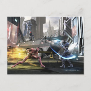 Screenshot: Flash vs Nightwing Postcard