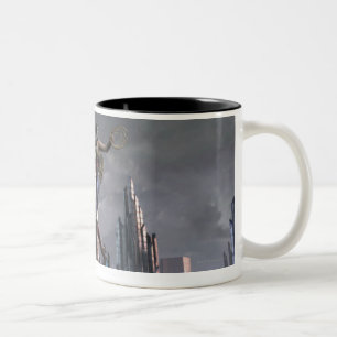 Screenshot: Grundy vs Wonder Woman Two-Tone Coffee Mug