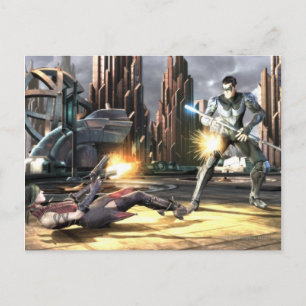 Screenshot: Harley vs Nightwing Postcard