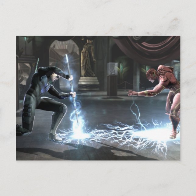 Screenshot: Nightwing vs Flash Postcard (Front)