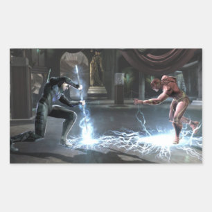 Screenshot: Nightwing vs Flash Rectangular Sticker