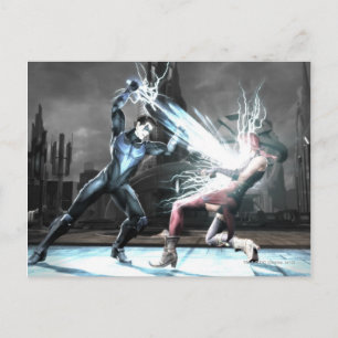 Screenshot: Nightwing vs harley Postcard