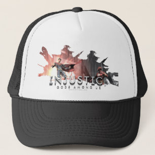 Screenshot: Superman vs Flash Trucker Hat